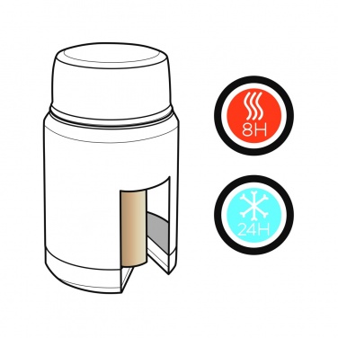 Logo trade corporate gift photo of: Swiss Peak Elite copper vacuum food container