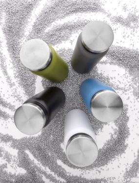 Logo trade corporate gifts picture of: RCS Recycled stainless steel vacuum bottle 600ML
