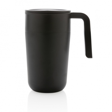 Logo trade promotional items image of: GRS Recycled PP and SS mug with handle