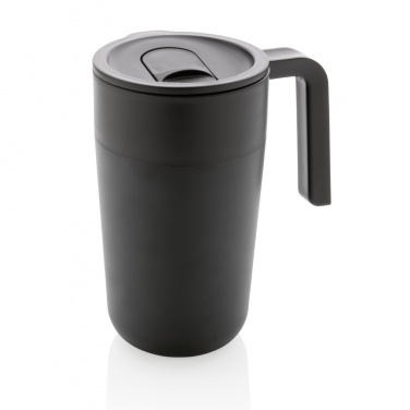 Logo trade promotional items image of: GRS Recycled PP and SS mug with handle
