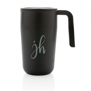 Logotrade promotional item image of: GRS Recycled PP and SS mug with handle