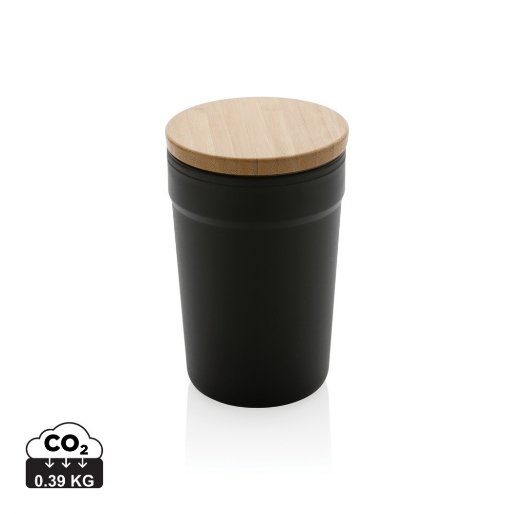 Logo trade promotional products picture of: GRS certified recycled PP mug with bamboo lid