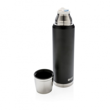 Logo trade promotional giveaways image of: Swiss Peak Elite 1L copper vacuum flask