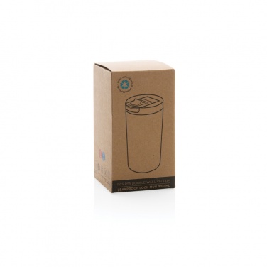 Logotrade promotional gift image of: RCS RSS Double wall vacuum leakproof lock mug