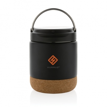 Logo trade promotional merchandise photo of: Savory RCS certified recycled stainless steel foodflask