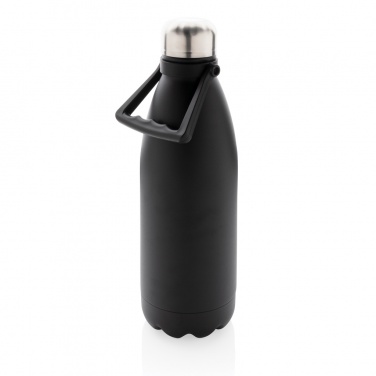 Logotrade promotional merchandise image of: RCS Recycled stainless steel large vacuum bottle 1.5L
