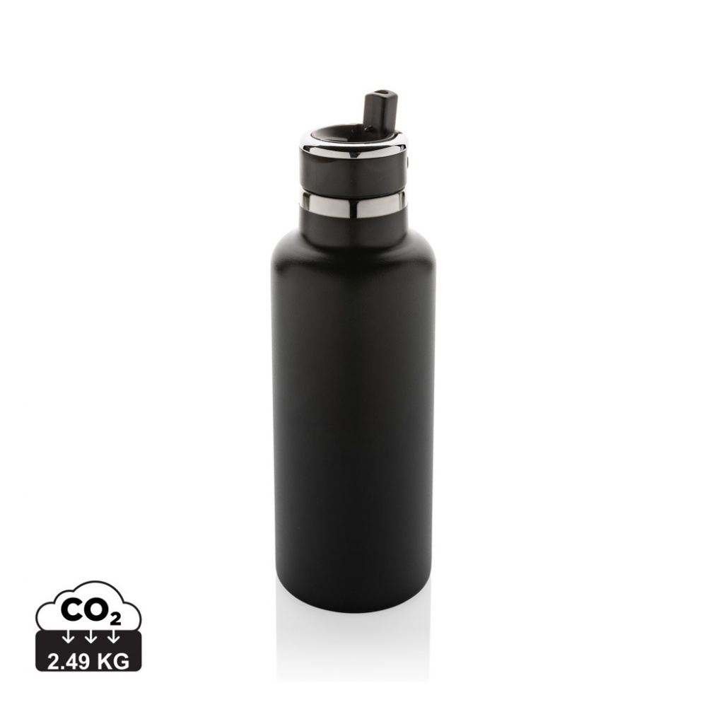 Logotrade business gift image of: Hydro RCS recycled stainless steel vacuum bottle with spout