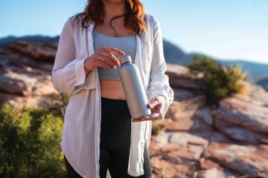 Logo trade promotional products image of: RCS Recycled stainless steel Impact vacuum bottle