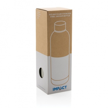 Logo trade advertising products image of: RCS Recycled stainless steel Impact vacuum bottle
