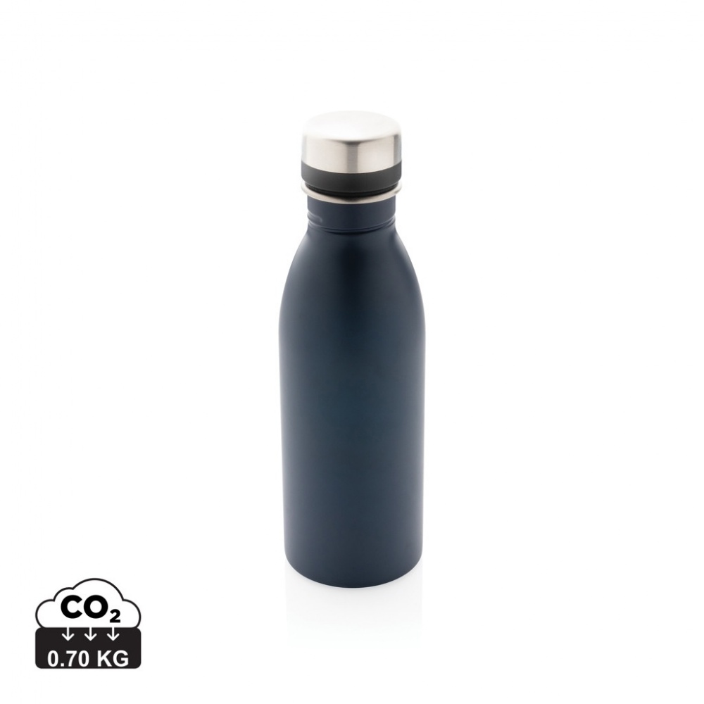 Logo trade promotional merchandise image of: RCS Recycled stainless steel deluxe water bottle