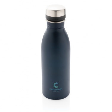 Logo trade promotional gift photo of: RCS Recycled stainless steel deluxe water bottle