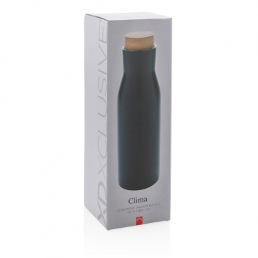 Logotrade advertising product image of: Clima leakproof vacuum bottle with steel lid