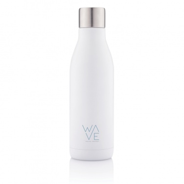 Logo trade advertising products picture of: UV-C steriliser vacuum stainless steel bottle