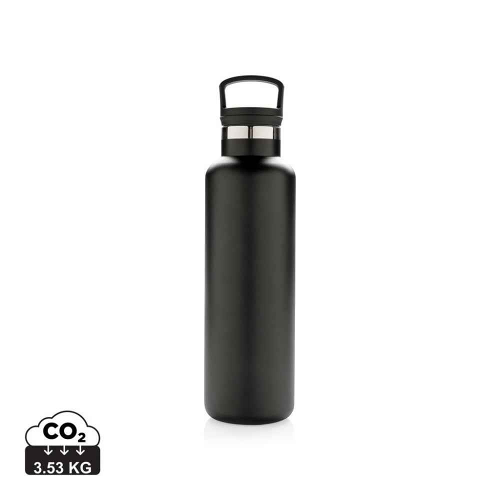 Logo trade promotional merchandise picture of: Vacuum insulated leak proof standard mouth bottle