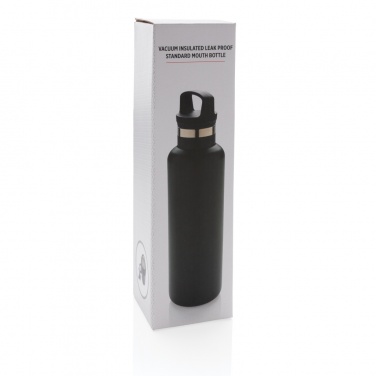 Logo trade corporate gifts picture of: Vacuum insulated leak proof standard mouth bottle