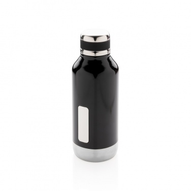 Logotrade corporate gift picture of: Leak proof vacuum bottle with logo plate
