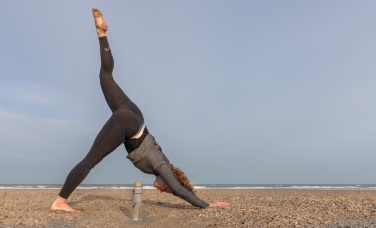 Logotrade promotional giveaway picture of: Impact borosilicate glass bottle with bamboo lid