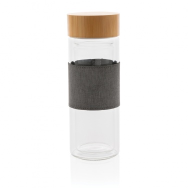 Logotrade promotional merchandise photo of: Impact double wall borosilicate glass bottle