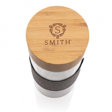 Logotrade promotional gifts photo of: Impact double wall borosilicate glass bottle