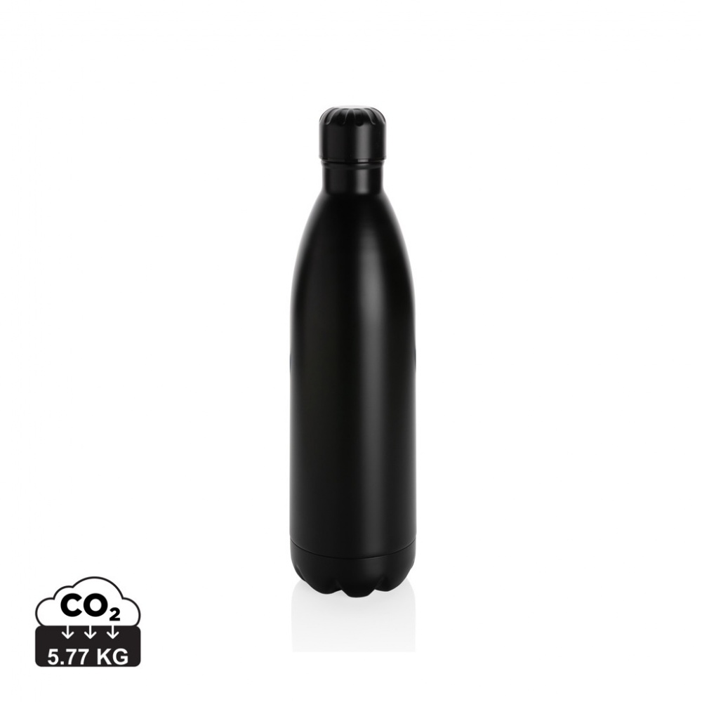 Logo trade promotional products picture of: Solid colour vacuum stainless steel bottle 1L