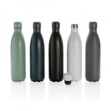 Logo trade corporate gifts picture of: Solid colour vacuum stainless steel bottle 750ml