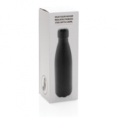 Logo trade corporate gift photo of: Solid colour vacuum stainless steel bottle 260ml