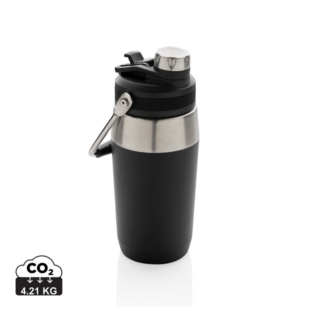 Logotrade advertising product image of: Vacuum stainless steel dual function lid bottle 500ml