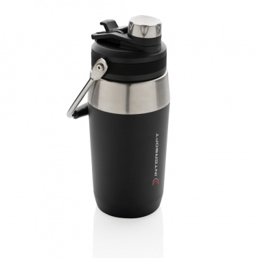 Logo trade corporate gifts image of: Vacuum stainless steel dual function lid bottle 500ml