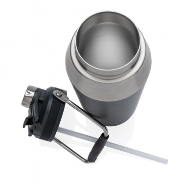 Logotrade promotional giveaway image of: Vacuum stainless steel dual function lid bottle 1L