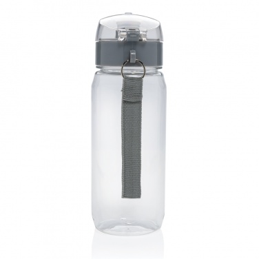 Logo trade promotional merchandise image of: Yide RCS Recycled PET leakproof lockable waterbottle 600ml