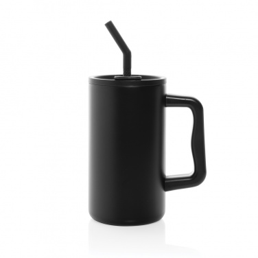 Logo trade promotional merchandise image of: Cube RCS certified recycled steel mug 800ml