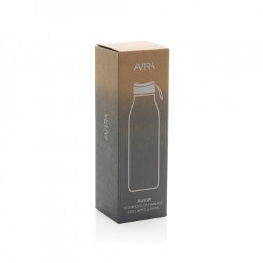 Logo trade promotional products picture of: Avira Avior RCS Re-steel bottle 500 ML