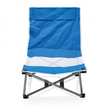 Logo trade promotional giveaways image of: Foldable beach chair in pouch