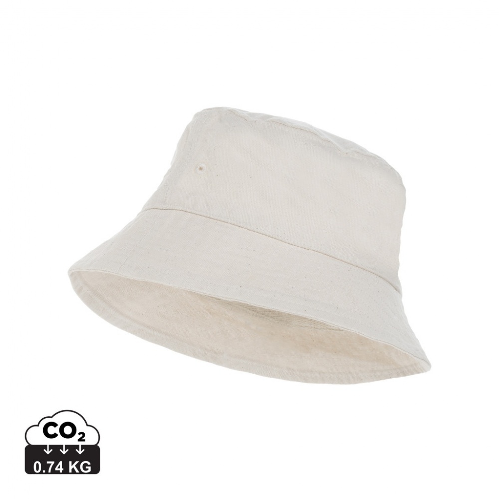 Logo trade promotional giveaways picture of: Impact Aware™ 285 gsm rcanvas one size bucket hat undyed