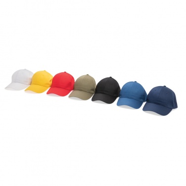 Logotrade promotional item picture of: Impact 6 panel 190gr Recycled cotton cap with AWARE™ tracer