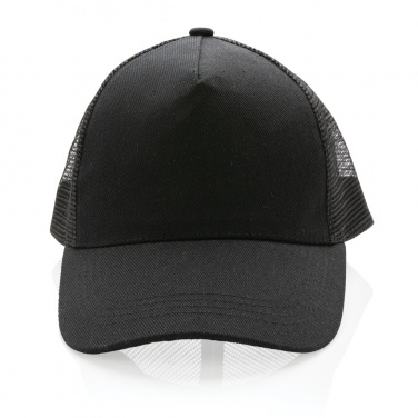 Logo trade promotional products image of: Impact AWARE™ Brushed rcotton 5 panel trucker cap 190gr