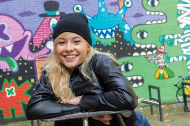 Logo trade corporate gifts image of: Impact AWARE™ classic beanie with Polylana®