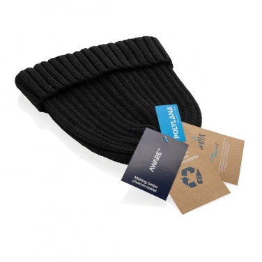 Logo trade promotional product photo of: Kennedi AWARE™ Polylana® beanie with large rib