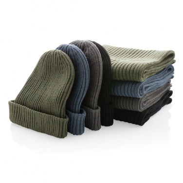Logotrade promotional merchandise image of: Impact AWARE™  Polylana® double knitted beanie