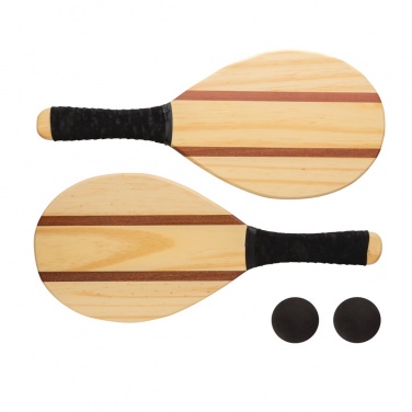 Logotrade promotional items photo of: Wooden frescobol tennis set