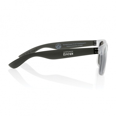 Logo trade business gift photo of: Gleam RCS recycled PC mirror lens sunglasses