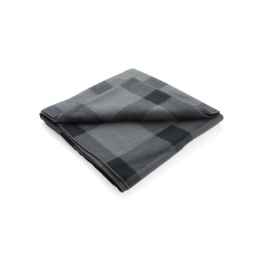 Logo trade promotional giveaway photo of: Soft plaid fleece blanket