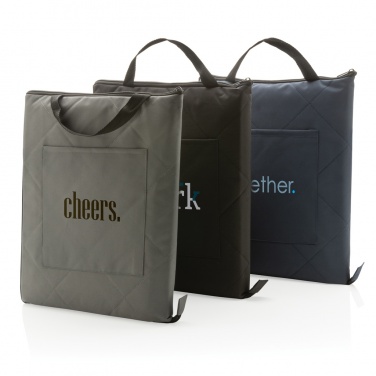 Logo trade promotional merchandise image of: Impact Aware™ RPET foldable quilted picnic blanket