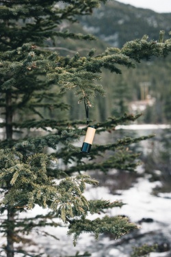 Logotrade promotional product picture of: Bamboo and RCS certfied recycled plastic torch