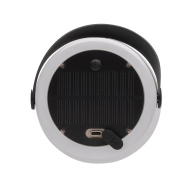 Logotrade promotional product picture of: SolarGlow RCS recycled ABS USB-rechargeable outdoor light