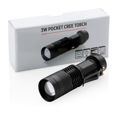 Logotrade promotional product picture of: 3W pocket CREE torch