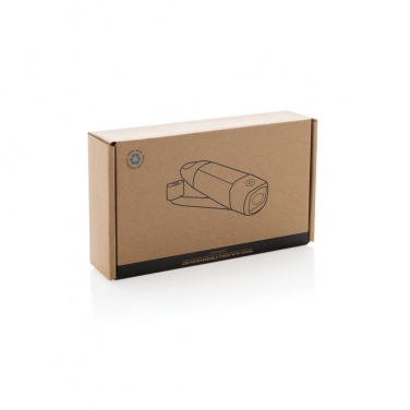 Logotrade promotional merchandise image of: Lightwave RCS rplastic USB-rechargeable torch with crank