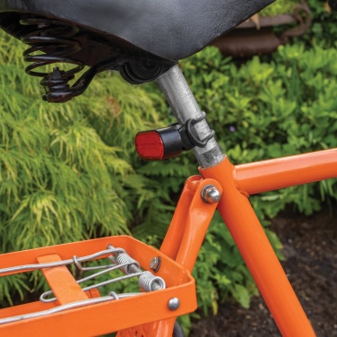 Logotrade advertising product image of: Lumino RCS recycled plastic USB re-chargeable bike light set