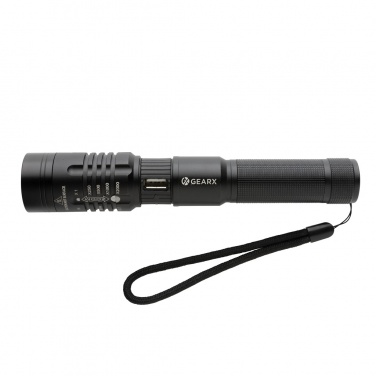 Logotrade corporate gift image of: Gear X USB re-chargeable torch