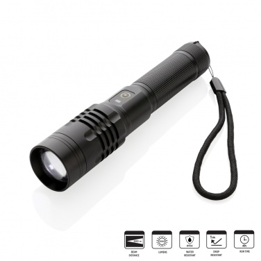 Logo trade corporate gifts image of: Gear X USB re-chargeable torch